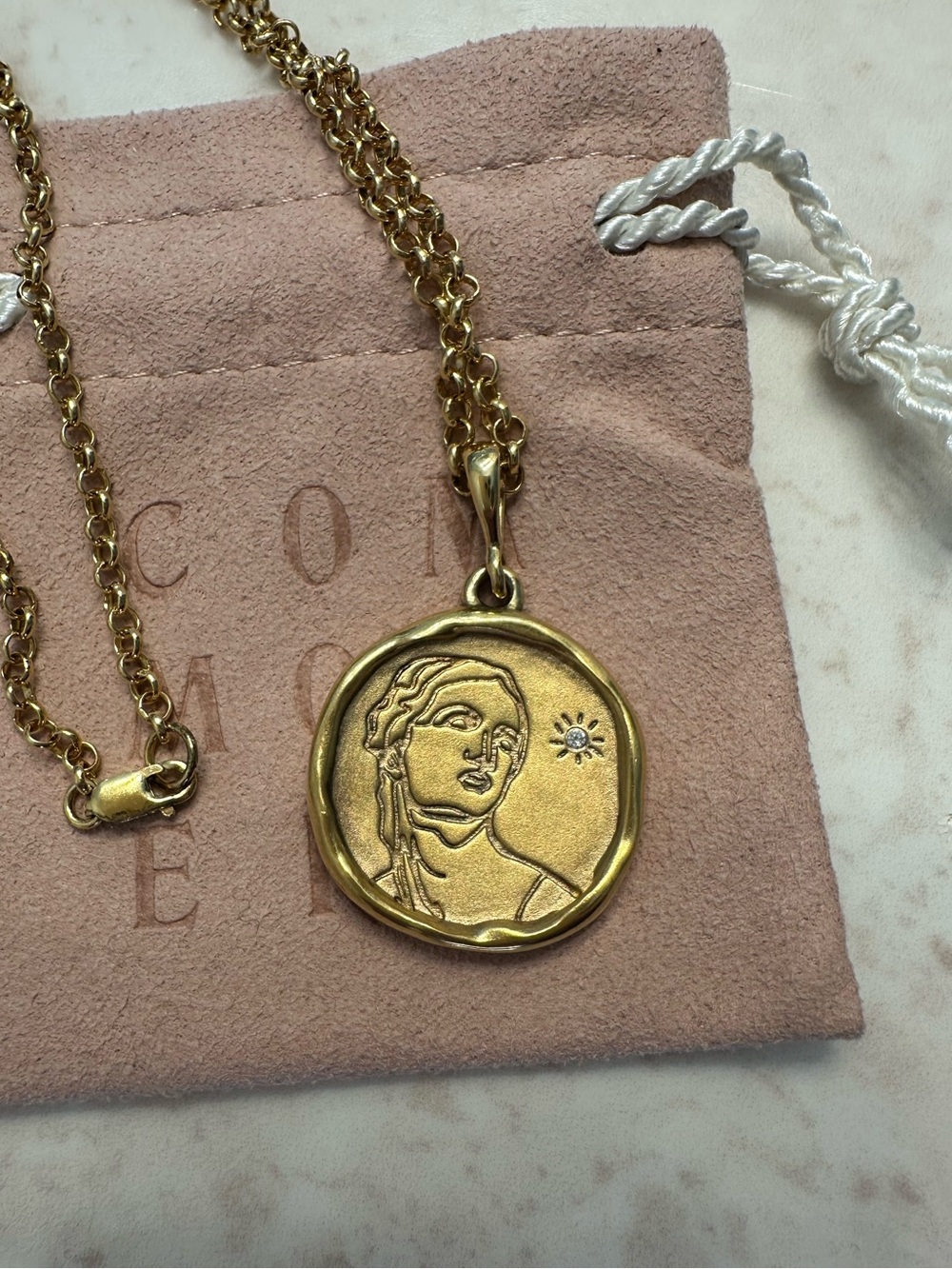 Common Era Circe Gold Medallion Necklace